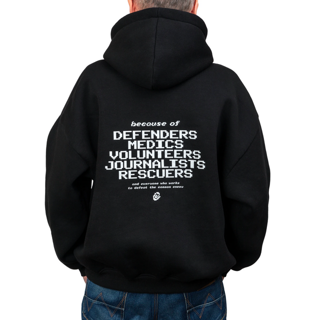 Hoodie "I believe in superheroes"